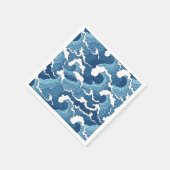 Abstrakte Waves Serviette (Ecke)