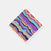 Abstrakte Waves Serviette (Ecke)