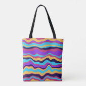 Abstrakte Waves Tasche (Rückseite)
