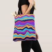 Abstrakte Waves Tasche (Von Nahem)
