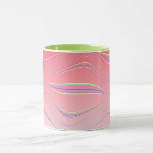 Abstrakte Waves Tasse (Zentrum)
