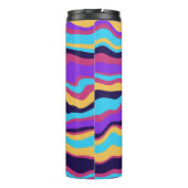 Abstrakte Waves Thermosbecher (Rückseite)