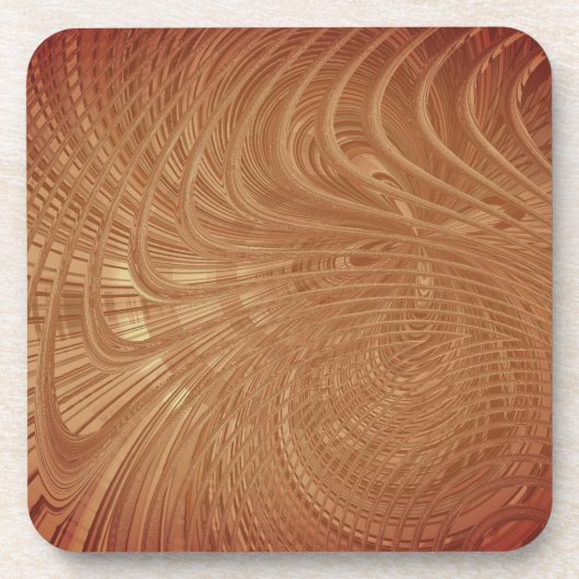 Abstrakte Waves Untersetzer Kunst (Vorderseite)