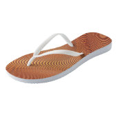 Abstrakte Wavy Flip Flops Badesandalen (Schrägansicht)