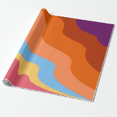 Abstrakte Wavy Geschenkpapier (Ungerollt)