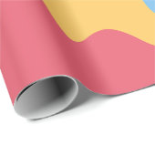 Abstrakte Wavy Geschenkpapier (Rolleneckpunkt)