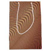 Abstrakte Wavy-Gift-Tasche Mittlere Geschenktüte (Vorderseite)