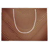 Abstrakte Wavy Strip Art Geschenktasche Große Geschenktüte (Vorderseite)