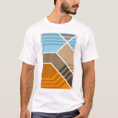 Abstrakte Wegnahme-Zonen-Geologie T-Shirt (Vorderseite)