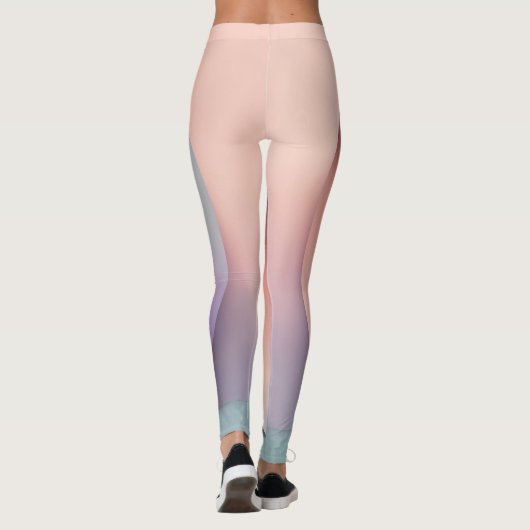 Abstrakte weiche Leggings (Rückseite)