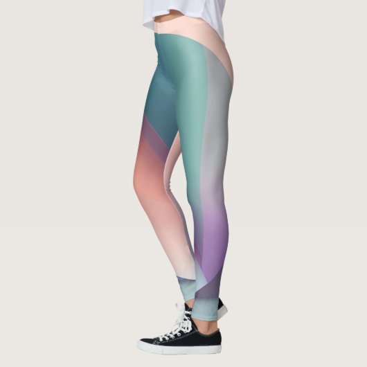 Abstrakte weiche Leggings (Links)