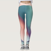 Abstrakte weiche Leggings (Vorderseite)