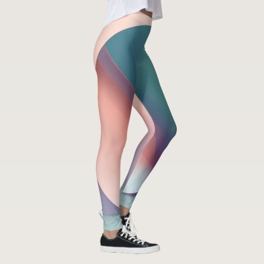 Abstrakte weiche Leggings (Rechts)