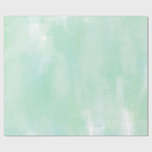 Abstrakte weiche Minze Geschenkpapier (Flach)