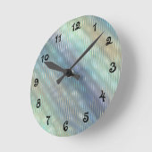 Abstrakte weiche Pastete Runde Wanduhr (Winkel)