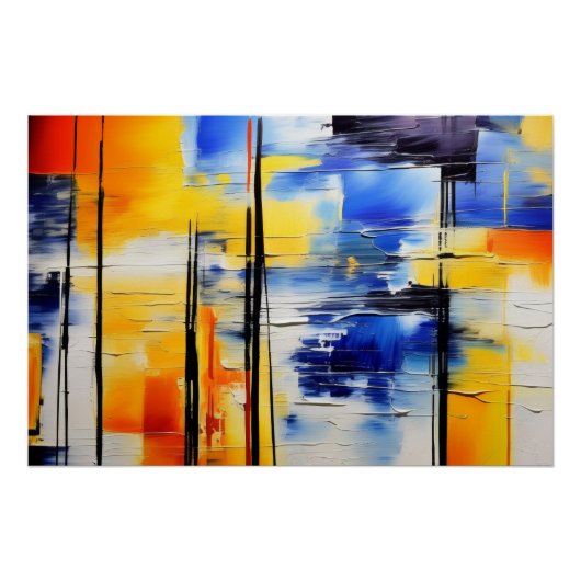 Abstrakte Weichheit Poster (Vorderseite)