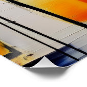 Abstrakte Weichheit Poster (Ecke)