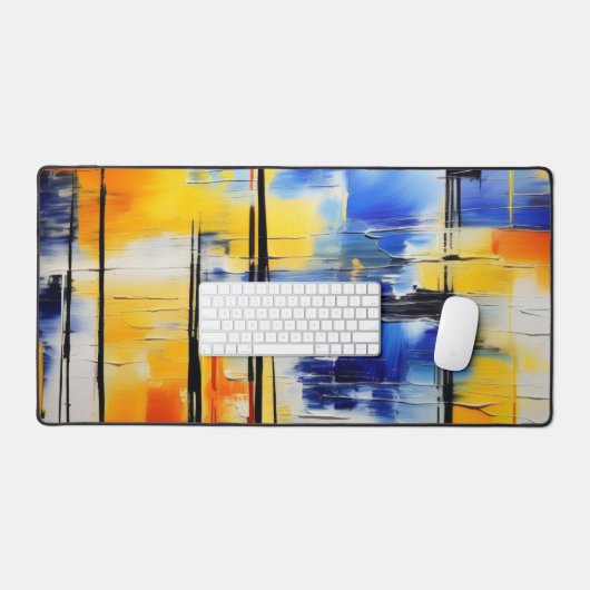 Abstrakte Weichheit Schreibtischunterlage (Tastatur & Maus)