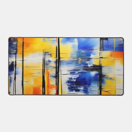 Abstrakte Weichheit Schreibtischunterlage (Vorderseite)