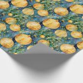 Abstrakte Weihnachten Geschenkpapier (Ecke)