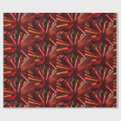 Abstrakte Weihnachten Geschenkpapier (Flach)