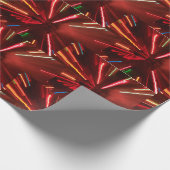 Abstrakte Weihnachten Geschenkpapier (Ecke)