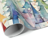 Abstrakte Weihnachten Geschenkpapier (Rolleneckpunkt)