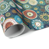 Abstrakte Weihnachten Geschenkpapier (Rolleneckpunkt)