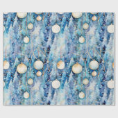 Abstrakte Weihnachten Geschenkpapier (Flach)