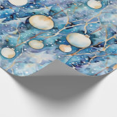 Abstrakte Weihnachten Geschenkpapier (Ecke)