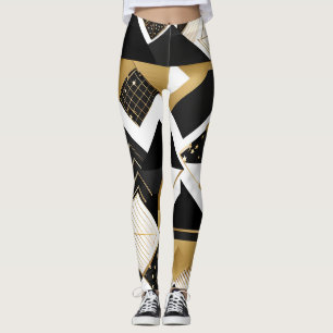 abstrakte Weihnachts-Diamant-Leggings Leggings