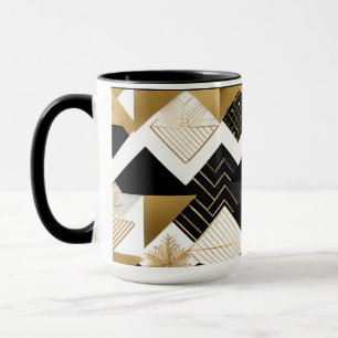 abstrakte Weihnachts-Diamanten-Kaffeetasse Tasse