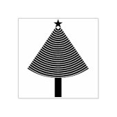 abstrakte Weihnachtsbaum-Briefmarke Gummistempel (Prägung)