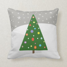 Abstrakte Weihnachtsbaum-Winter-Landschaft