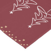 Abstrakte Weihnachtsbaumen Mittlerer Tischläufer (Ecke)