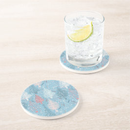 Abstrakte Weihnachtsbaumen Muster 2 Untersetzer