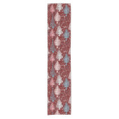 Abstrakte Weihnachtsbaumen Muster 3 Kurzer Tischläufer (Vorderseite)