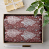 Abstrakte Weihnachtsbaumen Muster 3 Seidenpapier (Geschenk)