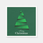 Abstrakte Weihnachtsbaumfeier Serviette (Vorderseite)