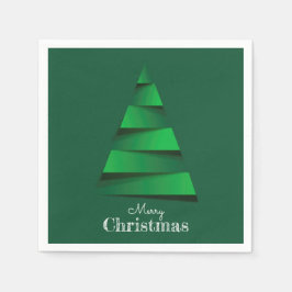 Abstrakte Weihnachtsbaumfeier Serviette