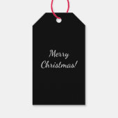 Abstrakte Weihnachtsbaummarke. Geschenkanhänger (Rückseite)