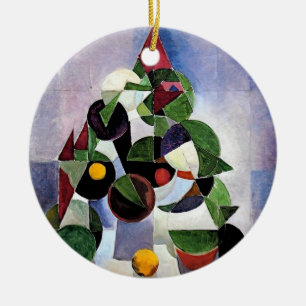 Abstrakte Weihnachtsbaumschmuck Keramik Ornament