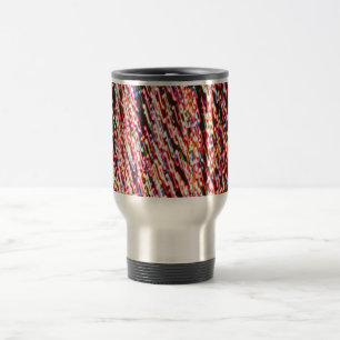 Abstrakte Weihnachtsbeleuchtung - Reise/Tasse des Reisebecher