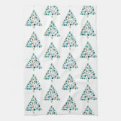 Abstrakte Weihnachtsfarbe Geschirrtuch (Vertikal)