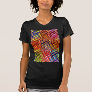 Abstrakte Weihnachtsfarben T - Shirt