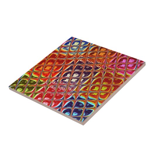 Abstrakte Weihnachtsfarbensammlung. Fliese (Seite)