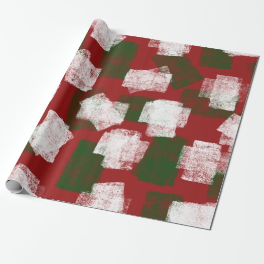 Abstrakte Weihnachtsfeiertage Geschenkpapier (Ungerollt)