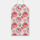 Abstrakte Weihnachtsgeschenktasche. Geschenkanhänger (Vorderseite)