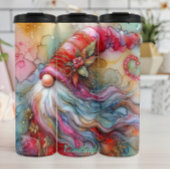 Abstrakte Weihnachtsgeschichte Thermosbecher