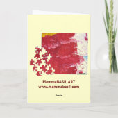 Abstrakte Weihnachtskarte! Feiertagskarte (Rückseite)